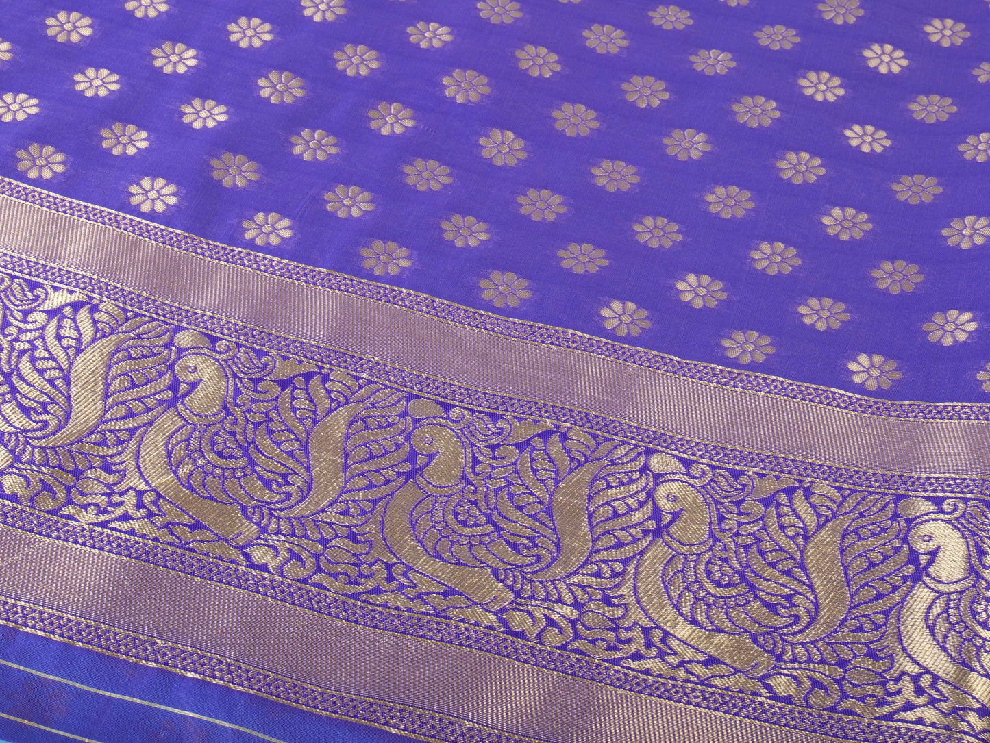 Azure Breeze Silk Saree