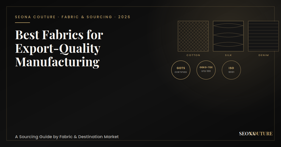 Best Fabrics for Export-Quality Garment Manufacturing from India (2026 Guide)