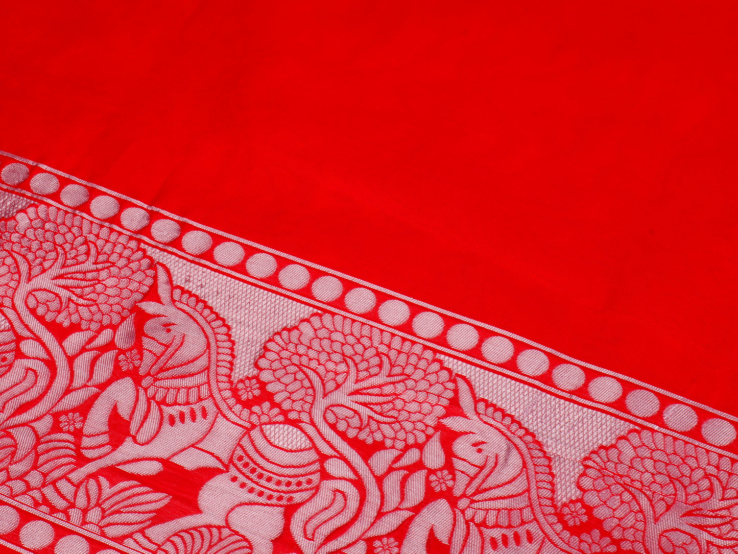 Regal Radiance Red Banarasi Saree