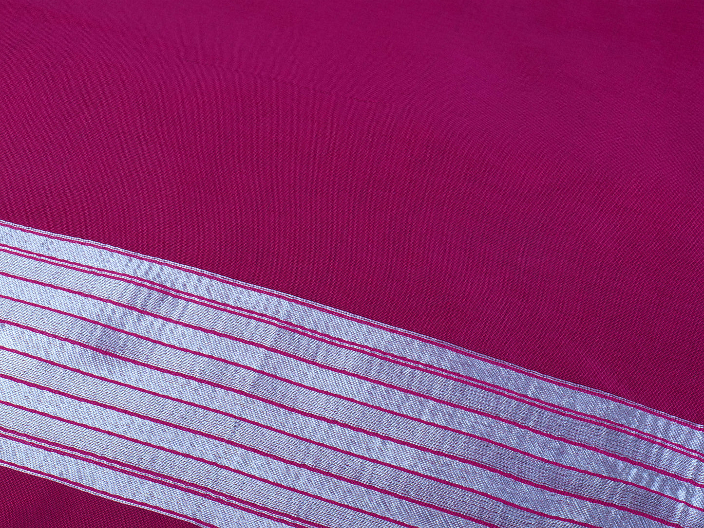 Radiant Rose Silk Saree