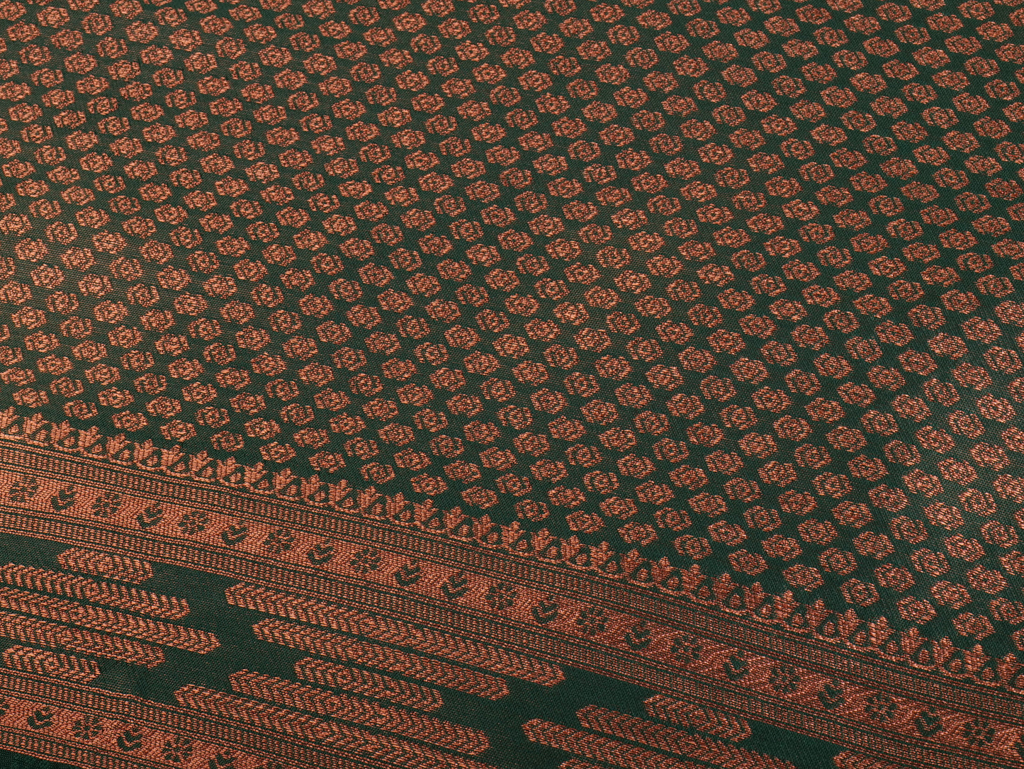 Emerald Elegance: Enchanting Banarasi Silk Saree