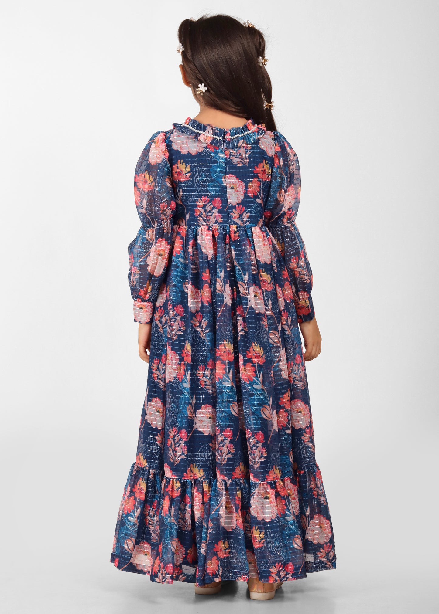 Midnight Garden Floral Maxi Dress