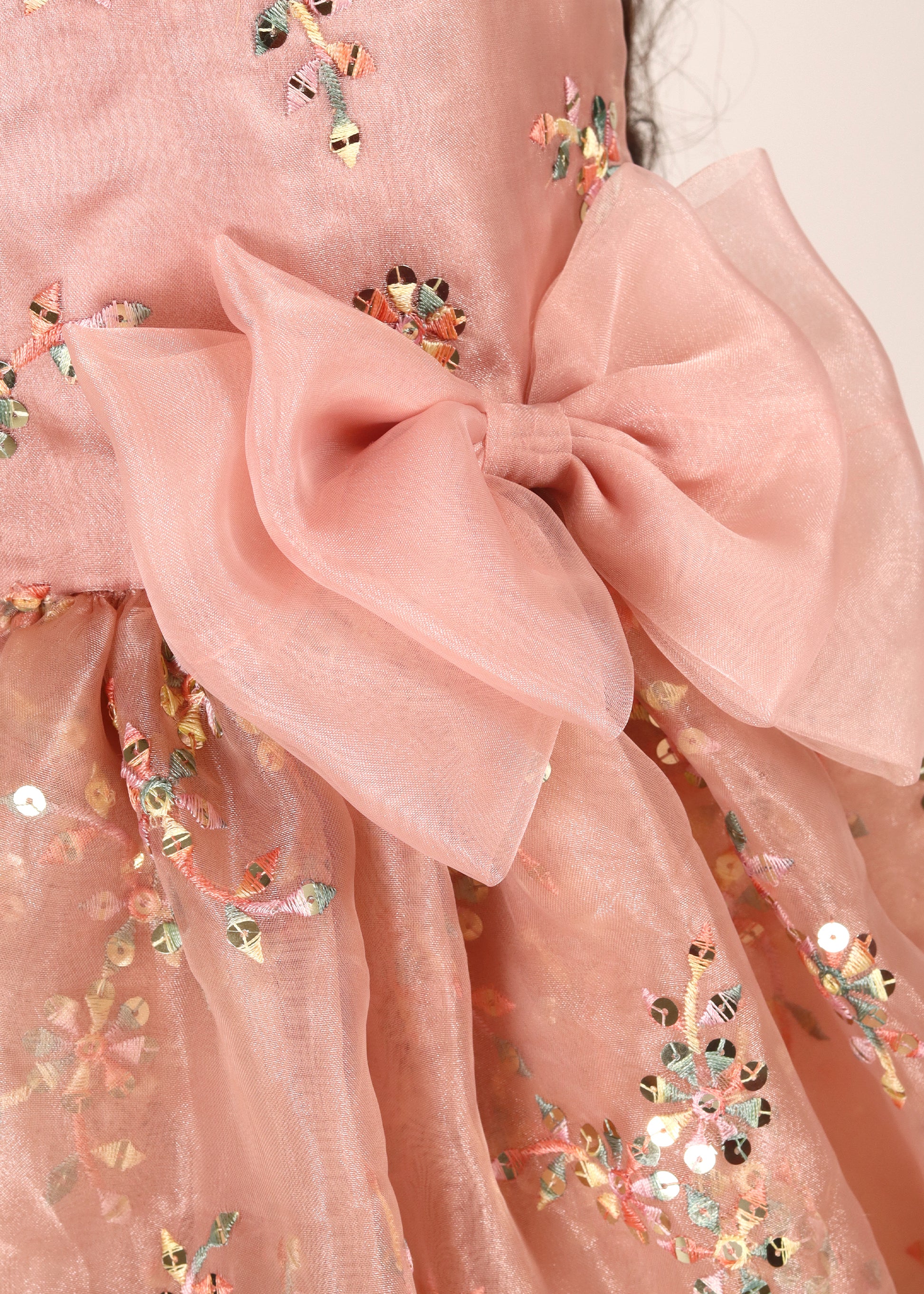 Blush Bloom Embroidered Dress Seona Couture Blush Bloom Embroidered Dress Seona Couture