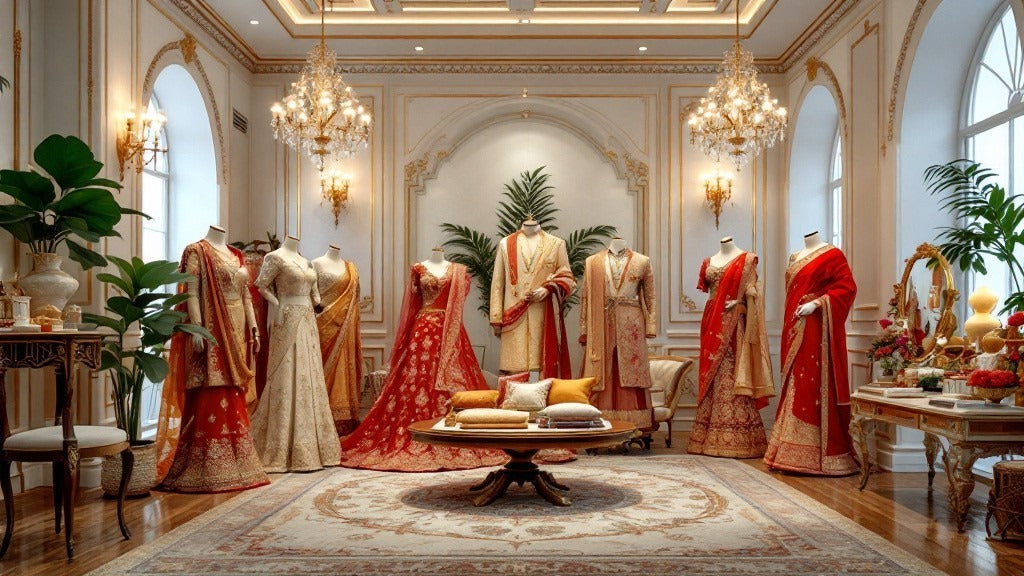 Bridal lehenga stitching bespoke Greater Noida West – Seona Couture